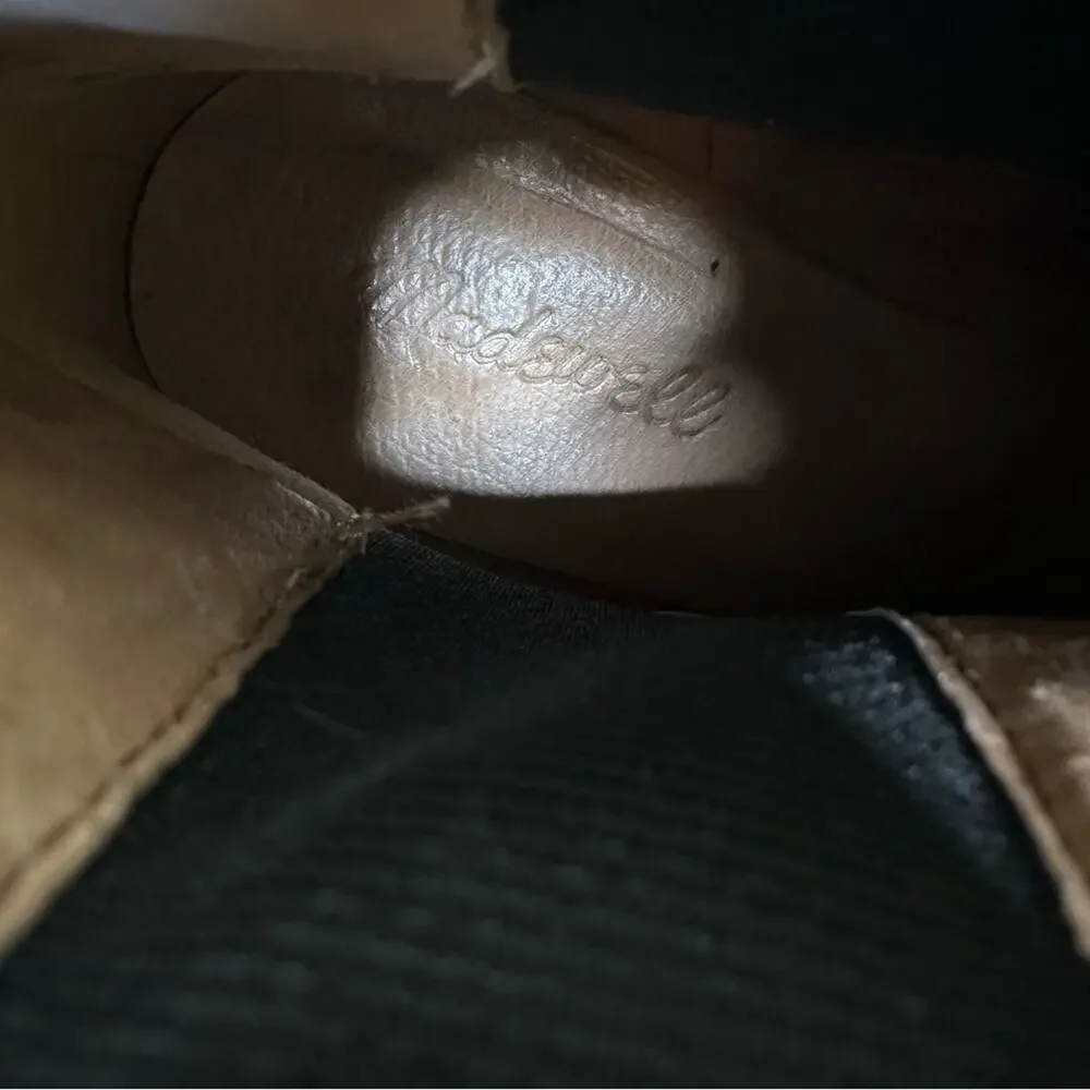 Madewell 7 regan bootie black heeled